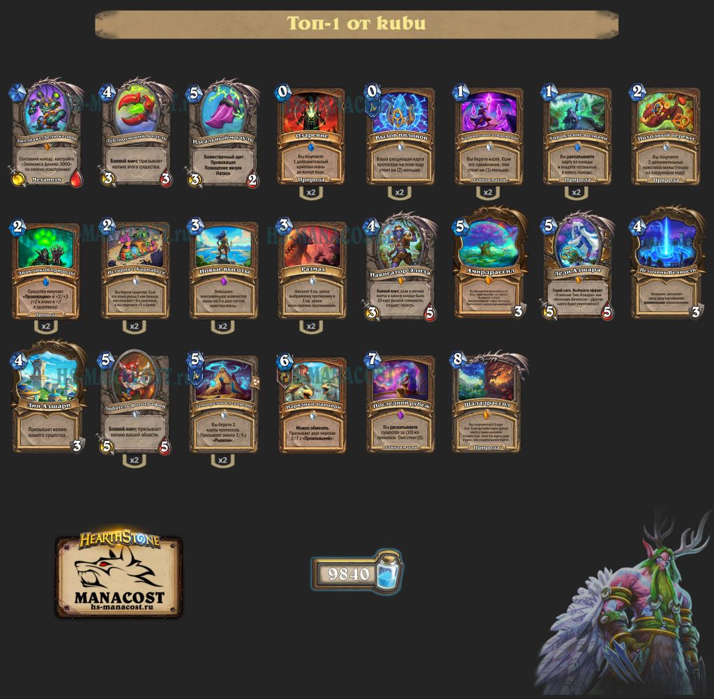 Азшара ОТК Друид