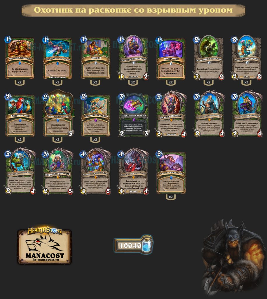 Берн Охотник на раскопке