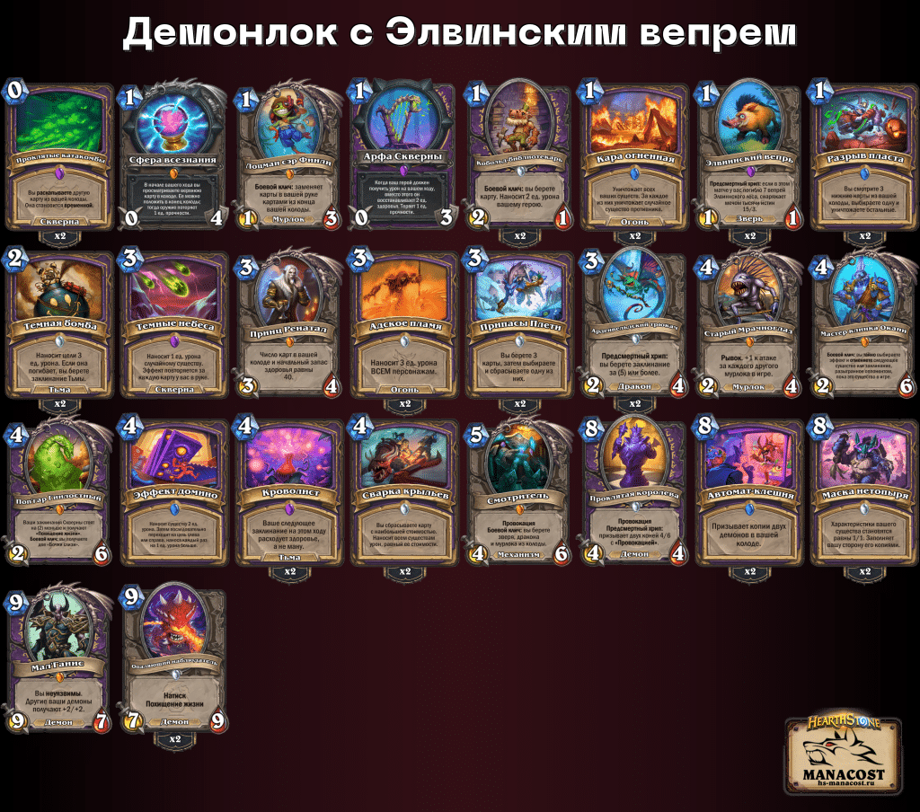 Демонлок с Элвинским вепрем