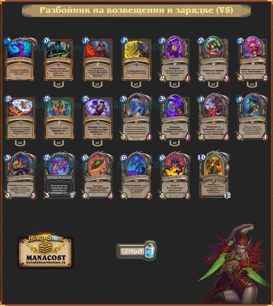 Разбойник на возвещении и зарядке